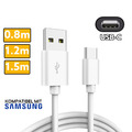 Schnell Ladekabel Datenkabel USB C passend für Samsung Galaxy S25+ S24+ S23+ S22