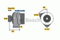 BOSCH Lichtmaschine Generator LiMa ohne Pfand 0 986 041 120