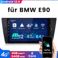 Für BMW 3ER E90 E91 E92 E93 9" Bluetooth RDS Android 12.0 Autoradio GPS Navi EQ