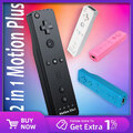 Für Nintendo Wii / U 2 in 1 Remote Motion Plus Inside Controller + Nunchuk NEU