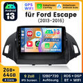 Android13 Autoradio Für Ford Kuga 2012-2018 NAVI Bluetooth Car Stereo GPS RDS 9"