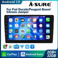 9" 2+32G Android 13 Autoradio GPS NAVI Für Fiat Ducato Citroen Jumper 2007-2023