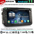 8-Kern Android 12 Autoradio GPS Navi Für VW Golf Passat Tiguan Seat Skoda T5 DVD