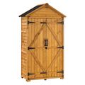 MCombo Gartenschrank Geräteschuppen Werkzeugschrank Outdoor-Schrank Holz 1000