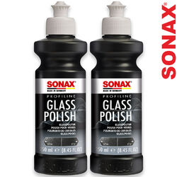 2x SONAX PROFILINE Glass Polish Glaspolitur Scheibenpolitur Spezialpolitur 250ml