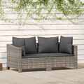 Garten Lounge Set Kissen Gartenmöbel Sofa Garnitur Sitzgruppe Poly Rattan vidaXL