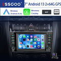 DAB+ Autoradio Android 13 Carplay 2+64GB Für Benz CLC/CLK/C Klasse W203 W209 KAM