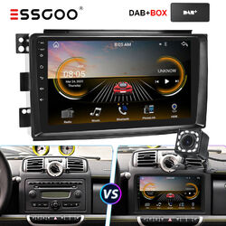DAB+ 1+32G Android 13 Autoradio KAM Für Smart Fortwo 451 2005-2010 GPS Navi WIFI