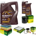 MANN Inspektionspaket 7 L MANNOL Energy Premium 5W-30 für Citroën Xsara