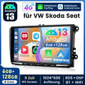 Android 13 Carplay Autoradio GPS NAVI RDS Für VW GOLF 5 6 Touran EOS Tiguan Polo