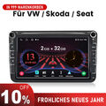 8" Wireless Carplay Android 13 Autoradio GPS WIFI Für 2 DIN VW GOLF5 6 Passat BT