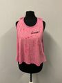 Converse Damen Trägershirt Gr. S Tanktop rosa Basic Casual Q904