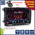 +Kam 4+64GB Android Autoradio CarPlay GPS Navi für VW Touran Golf5 6Passat Polo