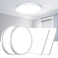 LED Deckenlampe Deckenleuchte Schlafzimmer Wohnzimmer Bad Flur Rund Quadrat Lamp