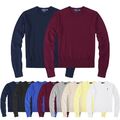 Herren Rundhalsausschnitt Pullover Sweater Sweatshirt Strickpullover Langarm