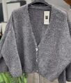 Jacke Sommer Strickjacke Grobstrick Bolero  onesize Gr ca 44,46,48  XL,XXL,3XL