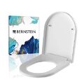 WC-Sitz mit Absenkautomatik U1002 Weiss, abnehmbarer Toilettensitz aus Duropl...