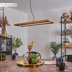 Hänge Lampe LED Pendel Leuchte dimmbar Ess Wohn Schlaf Zimmer Beleuchtung Holz