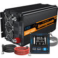 EDECOA Spannungswandler Reiner Sinus 2000W 12V 230V Wechselrichter ET-RC LCD 4.0