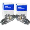 2x DELPHI RADBREMSZYLINDER 14mm passend für AUDI 50 80 90 COUPE VW DERBY GOLF