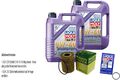 MANN-FILTER Ölfilter 10 L Liqui Moly Leichtlauf High Tech 5W-40 für Porsche 911