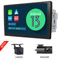 DVR+CAM+10.1" Android 13 8Kern 6+64 Autoradio 2 DIN DAB+ GPS Navi CarPlay 4G LTE