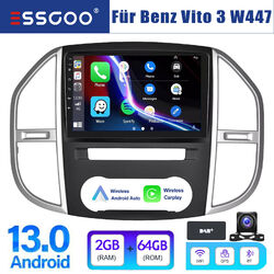 DAB+ Für Benz Vito 3 W447 2014-2020 Android13 KAM Autoradio GPS NAVI Carplay 64G