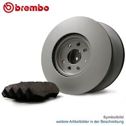 BREMBO Bremsscheiben Set + Beläge für VW GOLF 5 1K1 6 5K1 JETTA 3 1K2 Variant