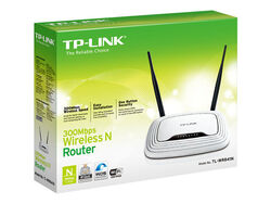 WLAN Router TP-Link TL-WR841N Wireless-N-Router 300 MBit/s 4x LAN 1x WAN 