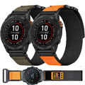 Quick Fit Nylon Armband Für Garmin Fenix E 8 7 7X 6 6X Pro 3HR 5 5X Plus S60 S70