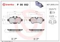 BREMBO Bremsbelagsatz, Scheibenbremse P 06 052X für MINI