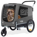 TIGGO VS Pets L Hundeanhänger & Buggy 2 in 1 Fahrradanhänger für Hunde + Jogger