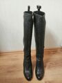 Unisa Stiefel Kniestiefel Leder schwarz Gr. 37