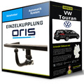 Abnehmbare Anhängerkupplung für VW Touran 05.2010-06.2015 Typ 1T1/1T2/1T3 Oris