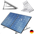 Halterung für Solarpanel bis 122cm Photovoltaik Solarmodul 0°-90° Aufständerung