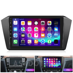 1+32G 10" Android 13 Autoradio GPS NAVI BT Wifi FM RDS Für VW Magotan Passat B8