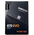 250GB SSD Samsung 870 EVO 2,5 Zoll SATA III Solid State Drive Nachfolger 860 EVO