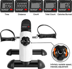 Mini Heimtrainer Pedaltrainer Arm und Beintrainer Fitness Bike Trimmrad LCD