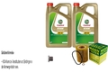 MANN-FILTER Ölfilter 10L CASTROL EDGE 5W-30 M für BMW X3 3.0i xDrive 2.5i