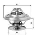 Gates Thermostat, Kühlmittel TH01975G1 für MERCEDES-BENZ