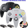 Wireless N64 Switch Controller for Switch Online NSO PC Mac Raspberry Pi Windows