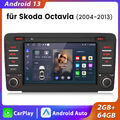 2+64GB Android 13 Autoradio Für Skoda Octavia 2004-2013 7" CarPlay GPS Navi WiFi