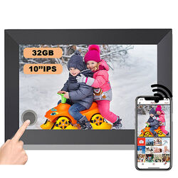 10,1 Zoll Digitaler Bilderrahmen Frameo Fotorahmen 1280x800 IPS-Touchscreen 32GB