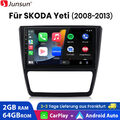 10“Android 12 Autoradio Carplay Für Skoda Yeti 08-2013 GPS Nav WIFI BT SWC 2+64G