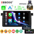 64GB Android 13 Autoradio GPS Navi Carplay +Kam Für 3er BMW E46 M3 Rover 75 MGZT