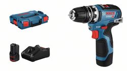 Bosch Akku-Bohrschrauber GSR 12V-35 FC, mit 2 x 3.0 Ah Li-Ion Akku, 06019H3001