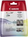 Original Canon Multipack PG-510 Black + CL-511 Color  Canon PIXMA iP2700, iP2702