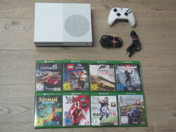 Microsoft XBOX ONE S Konsole 500GB Weiss + Controller + Gratis Spiel *