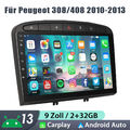 Für Peugeot 308 408 2007-2013 9" Android 13 Autoradio GPS Navi RDS 2+32G WIFI FM