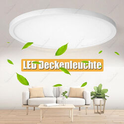 12/24/36/48/50/60W LED Deckenlampe Deckenleuchte Ultraflach Panel Schlafzimmer